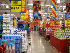 pasillo de un supermercado