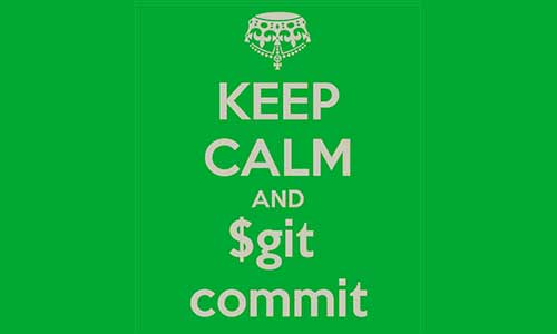 Keep Calm & Git commit